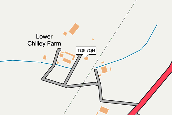 TQ9 7QN map - OS OpenMap – Local (Ordnance Survey) TQ9 7QN map - OS OpenMap – Local (Ordnance Survey)