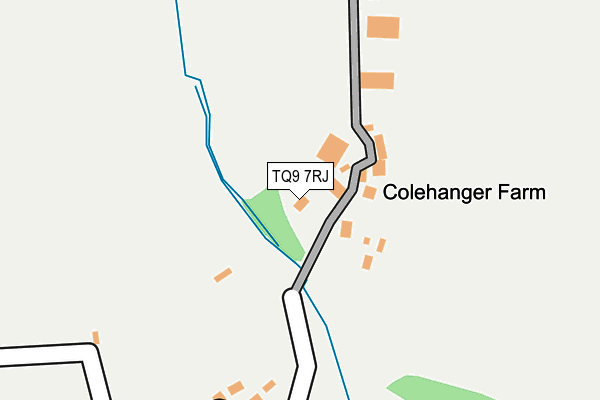 TQ9 7RJ map - OS OpenMap – Local (Ordnance Survey) TQ9 7RJ map - OS OpenMap – Local (Ordnance Survey)