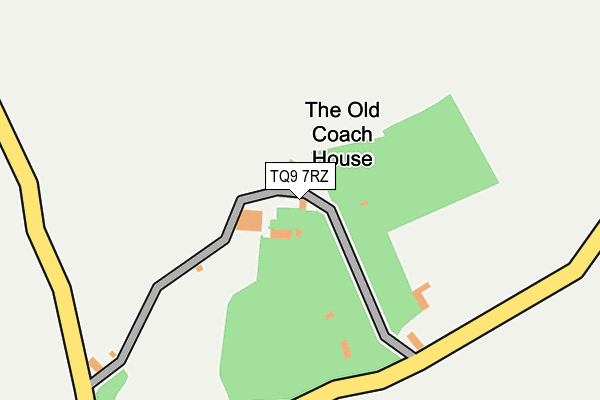 TQ9 7RZ map - OS OpenMap – Local (Ordnance Survey) TQ9 7RZ map - OS OpenMap – Local (Ordnance Survey)