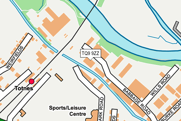 TQ9 9ZZ map - OS OpenMap – Local (Ordnance Survey) TQ9 9ZZ map - OS OpenMap – Local (Ordnance Survey)