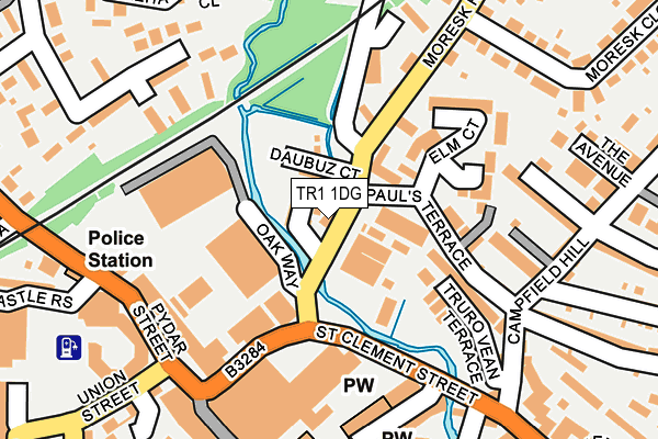 TR1 1DG map - OS OpenMap – Local (Ordnance Survey) TR1 1DG map - OS OpenMap – Local (Ordnance Survey)