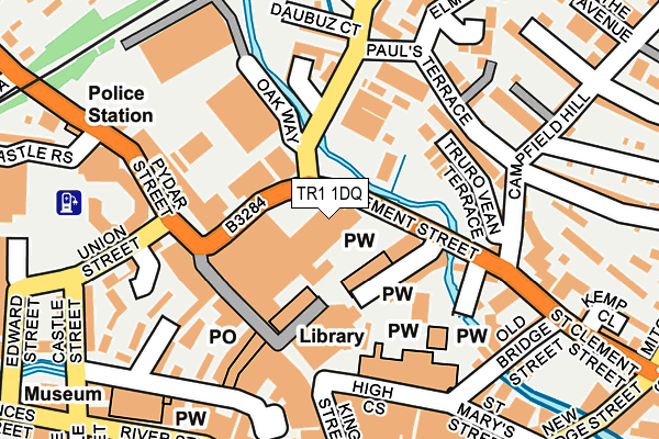 TR1 1DQ map - OS OpenMap – Local (Ordnance Survey) TR1 1DQ map - OS OpenMap – Local (Ordnance Survey)