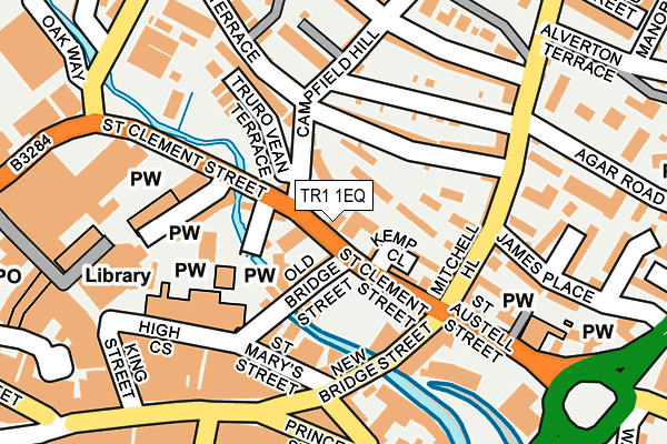 TR1 1EQ map - OS OpenMap – Local (Ordnance Survey) TR1 1EQ map - OS OpenMap – Local (Ordnance Survey)