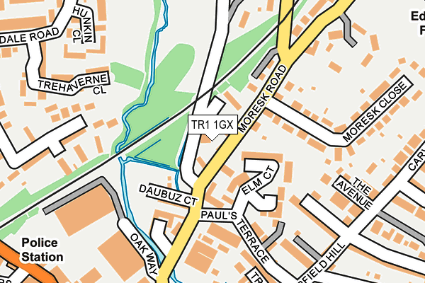 TR1 1GX map - OS OpenMap – Local (Ordnance Survey) TR1 1GX map - OS OpenMap – Local (Ordnance Survey)