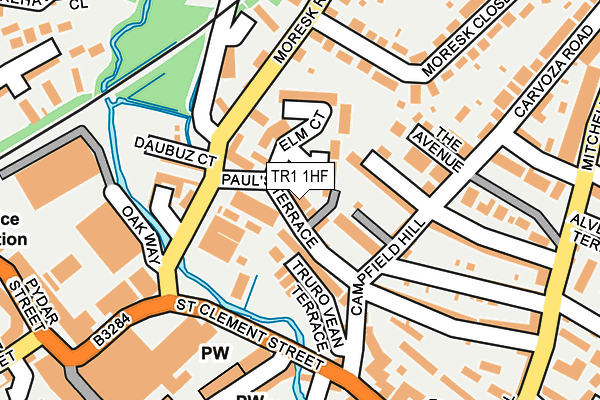 TR1 1HF map - OS OpenMap – Local (Ordnance Survey) TR1 1HF map - OS OpenMap – Local (Ordnance Survey)