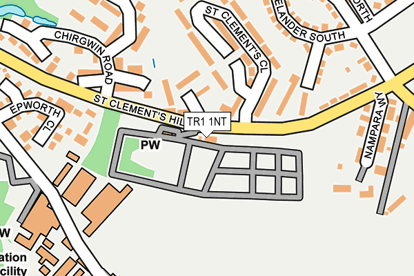 TR1 1NT map - OS OpenMap – Local (Ordnance Survey) TR1 1NT map - OS OpenMap – Local (Ordnance Survey)