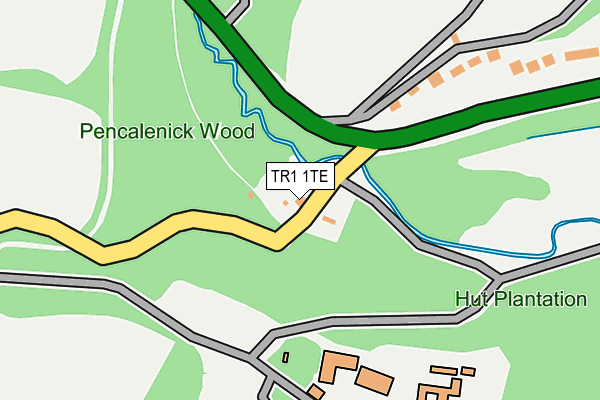 TR1 1TE map - OS OpenMap – Local (Ordnance Survey) TR1 1TE map - OS OpenMap – Local (Ordnance Survey)