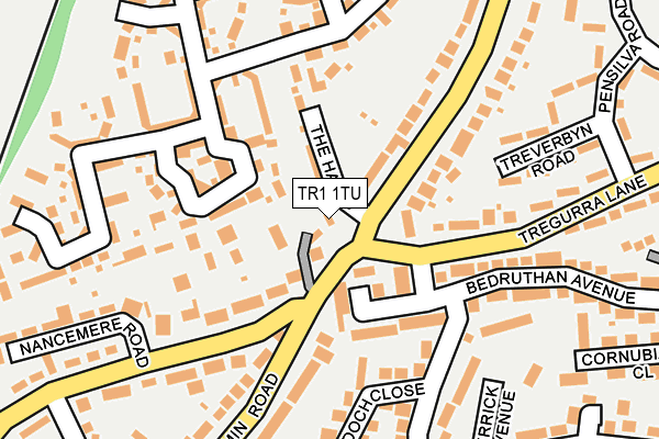 TR1 1TU map - OS OpenMap – Local (Ordnance Survey) TR1 1TU map - OS OpenMap – Local (Ordnance Survey)