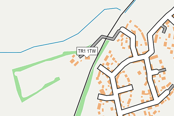 TR1 1TW map - OS OpenMap – Local (Ordnance Survey) TR1 1TW map - OS OpenMap – Local (Ordnance Survey)