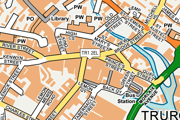 TR1 2EL map - OS OpenMap – Local (Ordnance Survey) TR1 2EL map - OS OpenMap – Local (Ordnance Survey)