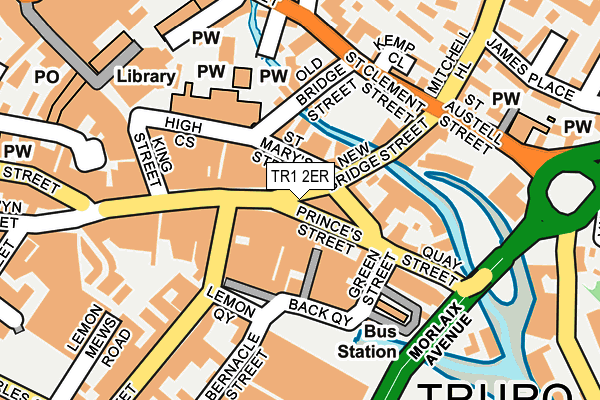 TR1 2ER map - OS OpenMap – Local (Ordnance Survey) TR1 2ER map - OS OpenMap – Local (Ordnance Survey)