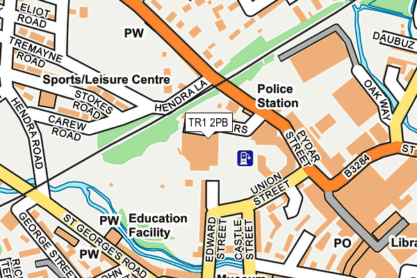 TR1 2PB map - OS OpenMap – Local (Ordnance Survey) TR1 2PB map - OS OpenMap – Local (Ordnance Survey)
