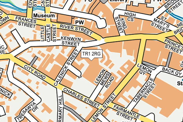 TR1 2RG map - OS OpenMap – Local (Ordnance Survey) TR1 2RG map - OS OpenMap – Local (Ordnance Survey)