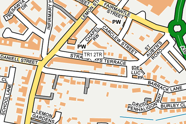 TR1 2TR map - OS OpenMap – Local (Ordnance Survey) TR1 2TR map - OS OpenMap – Local (Ordnance Survey)