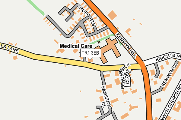 TR1 3EB map - OS OpenMap – Local (Ordnance Survey) TR1 3EB map - OS OpenMap – Local (Ordnance Survey)