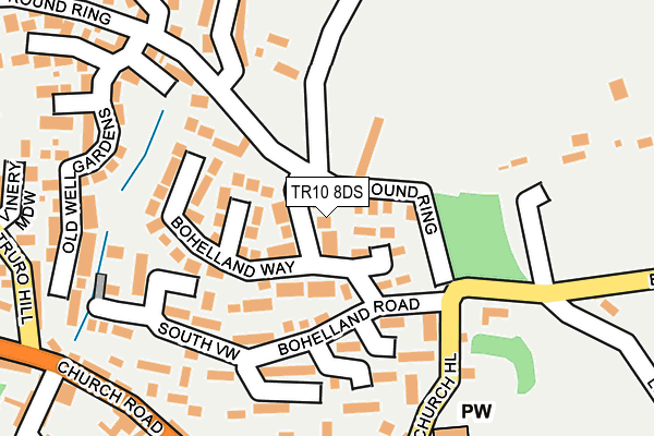 TR10 8DS map - OS OpenMap – Local (Ordnance Survey) TR10 8DS map - OS OpenMap – Local (Ordnance Survey)