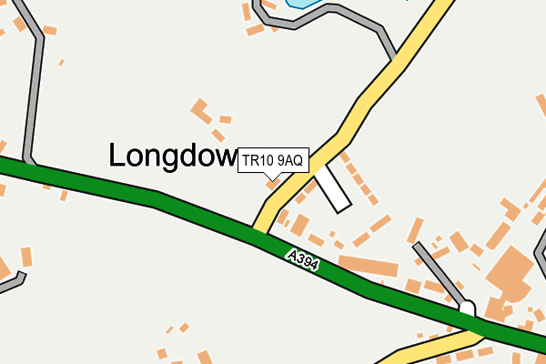 TR10 9AQ map - OS OpenMap – Local (Ordnance Survey) TR10 9AQ map - OS OpenMap – Local (Ordnance Survey)