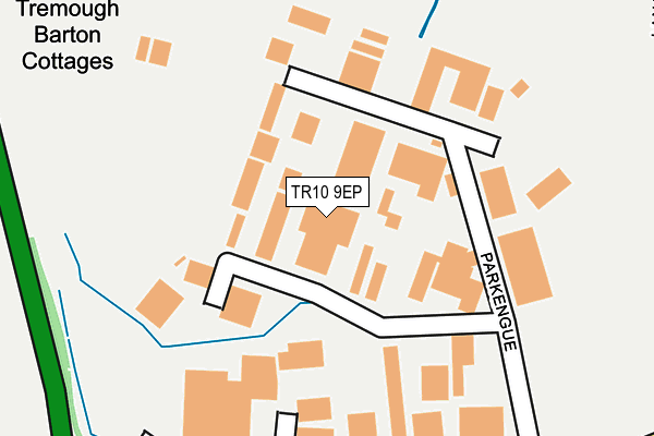 TR10 9EP map - OS OpenMap – Local (Ordnance Survey) TR10 9EP map - OS OpenMap – Local (Ordnance Survey)