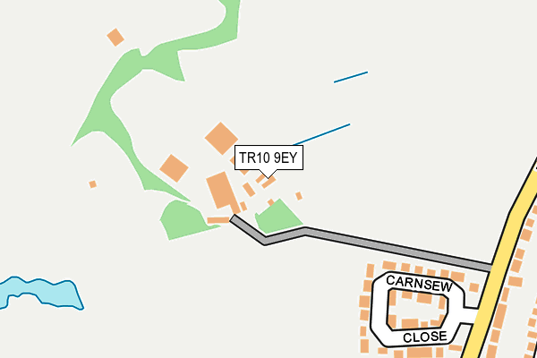 TR10 9EY map - OS OpenMap – Local (Ordnance Survey) TR10 9EY map - OS OpenMap – Local (Ordnance Survey)
