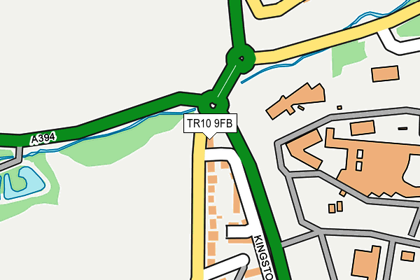 TR10 9FB map - OS OpenMap – Local (Ordnance Survey) TR10 9FB map - OS OpenMap – Local (Ordnance Survey)