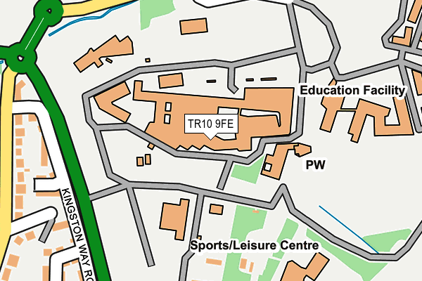 TR10 9FE map - OS OpenMap – Local (Ordnance Survey) TR10 9FE map - OS OpenMap – Local (Ordnance Survey)