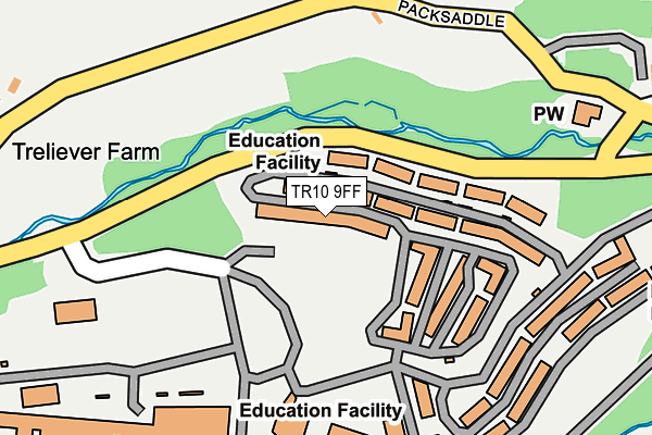 TR10 9FF map - OS OpenMap – Local (Ordnance Survey) TR10 9FF map - OS OpenMap – Local (Ordnance Survey)
