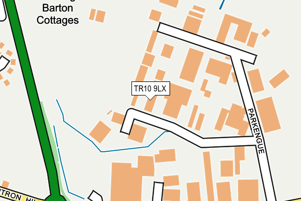 TR10 9LX map - OS OpenMap – Local (Ordnance Survey) TR10 9LX map - OS OpenMap – Local (Ordnance Survey)