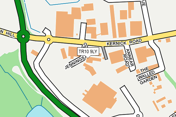 TR10 9LY map - OS OpenMap – Local (Ordnance Survey) TR10 9LY map - OS OpenMap – Local (Ordnance Survey)