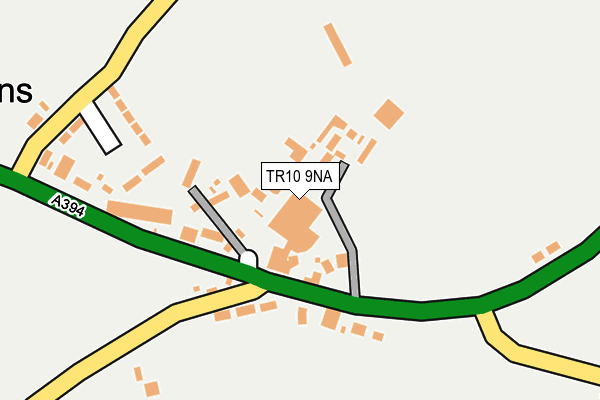 TR10 9NA map - OS OpenMap – Local (Ordnance Survey) TR10 9NA map - OS OpenMap – Local (Ordnance Survey)