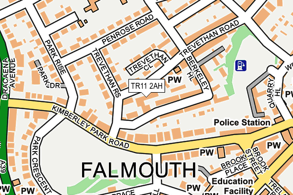 TR11 2AH map - OS OpenMap – Local (Ordnance Survey) TR11 2AH map - OS OpenMap – Local (Ordnance Survey)