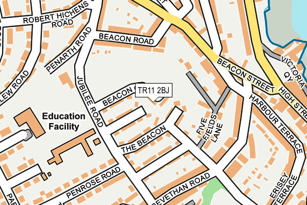 TR11 2BJ map - OS OpenMap – Local (Ordnance Survey) TR11 2BJ map - OS OpenMap – Local (Ordnance Survey)