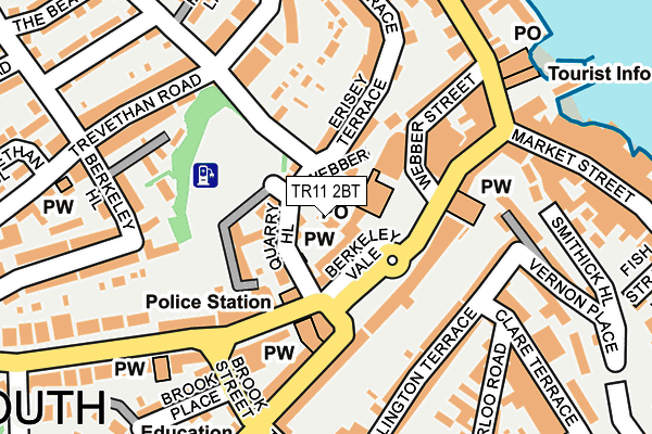 TR11 2BT map - OS OpenMap – Local (Ordnance Survey) TR11 2BT map - OS OpenMap – Local (Ordnance Survey)