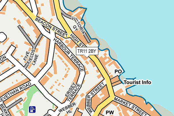 TR11 2BY map - OS OpenMap – Local (Ordnance Survey) TR11 2BY map - OS OpenMap – Local (Ordnance Survey)