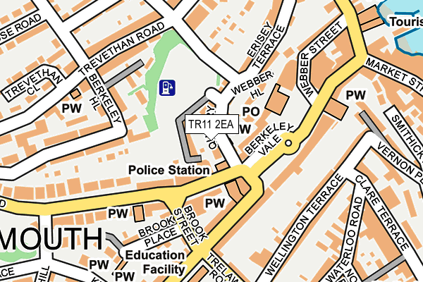 TR11 2EA map - OS OpenMap – Local (Ordnance Survey) TR11 2EA map - OS OpenMap – Local (Ordnance Survey)