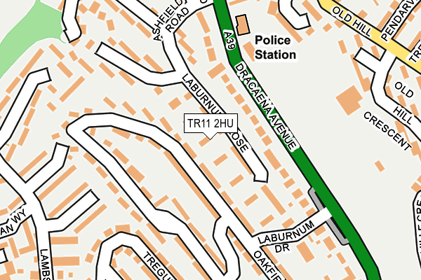 TR11 2HU map - OS OpenMap – Local (Ordnance Survey) TR11 2HU map - OS OpenMap – Local (Ordnance Survey)