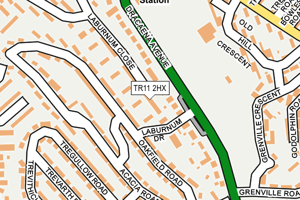 TR11 2HX map - OS OpenMap – Local (Ordnance Survey) TR11 2HX map - OS OpenMap – Local (Ordnance Survey)