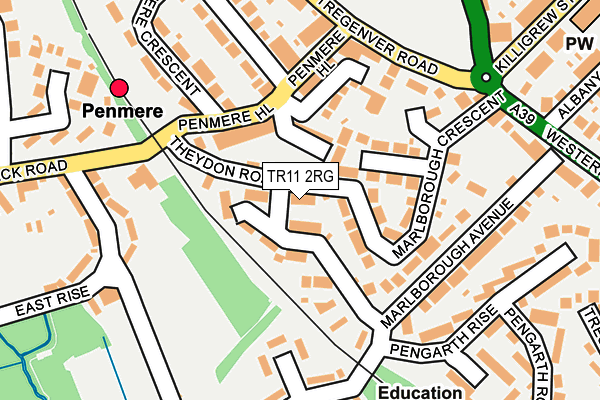 TR11 2RG map - OS OpenMap – Local (Ordnance Survey) TR11 2RG map - OS OpenMap – Local (Ordnance Survey)