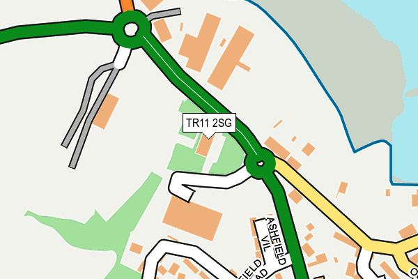 TR11 2SG map - OS OpenMap – Local (Ordnance Survey) TR11 2SG map - OS OpenMap – Local (Ordnance Survey)
