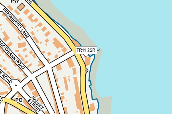 TR11 2SR map - OS OpenMap – Local (Ordnance Survey) TR11 2SR map - OS OpenMap – Local (Ordnance Survey)