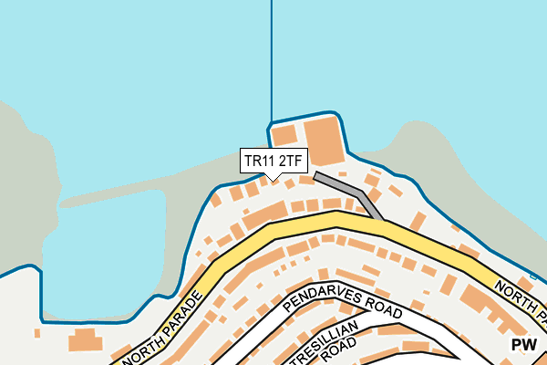 TR11 2TF map - OS OpenMap – Local (Ordnance Survey) TR11 2TF map - OS OpenMap – Local (Ordnance Survey)