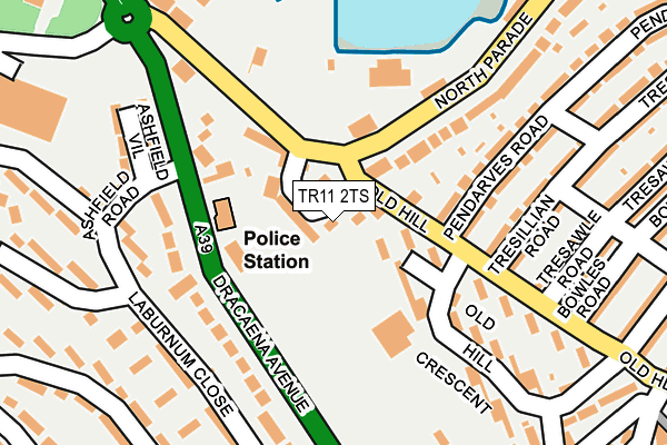 TR11 2TS map - OS OpenMap – Local (Ordnance Survey) TR11 2TS map - OS OpenMap – Local (Ordnance Survey)