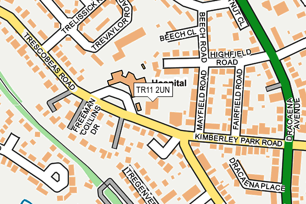 TR11 2UN map - OS OpenMap – Local (Ordnance Survey) TR11 2UN map - OS OpenMap – Local (Ordnance Survey)