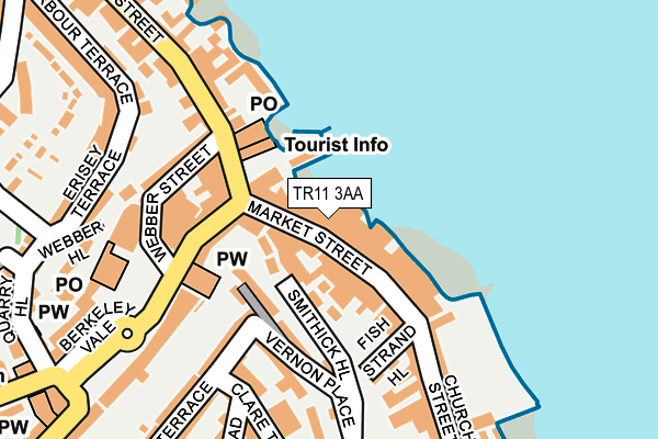 TR11 3AA map - OS OpenMap – Local (Ordnance Survey) TR11 3AA map - OS OpenMap – Local (Ordnance Survey)