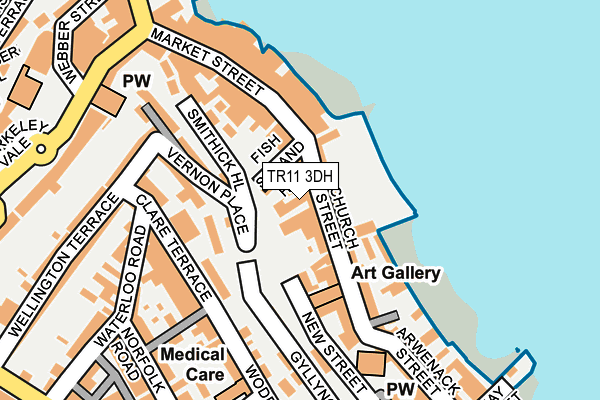 TR11 3DH map - OS OpenMap – Local (Ordnance Survey) TR11 3DH map - OS OpenMap – Local (Ordnance Survey)