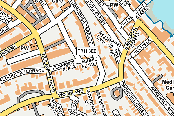TR11 3EE map - OS OpenMap – Local (Ordnance Survey) TR11 3EE map - OS OpenMap – Local (Ordnance Survey)