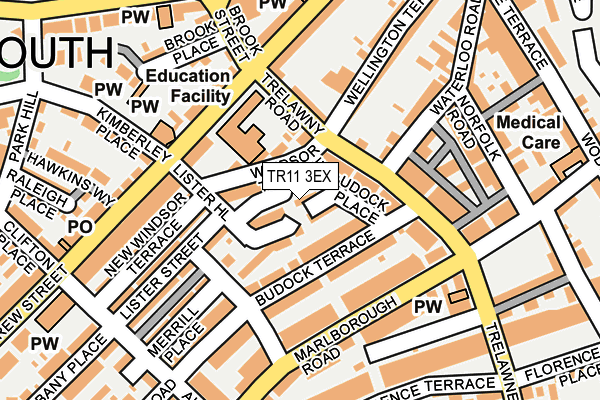 TR11 3EX map - OS OpenMap – Local (Ordnance Survey) TR11 3EX map - OS OpenMap – Local (Ordnance Survey)