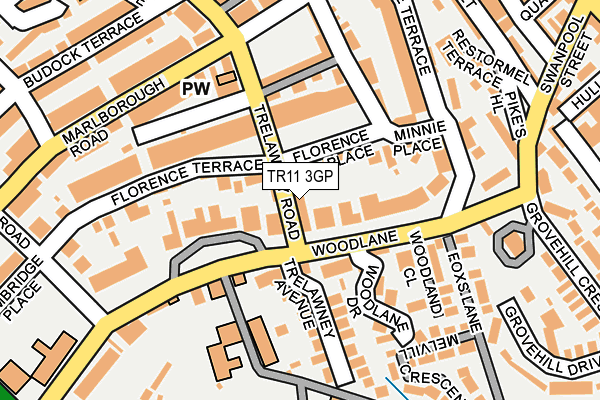 TR11 3GP map - OS OpenMap – Local (Ordnance Survey) TR11 3GP map - OS OpenMap – Local (Ordnance Survey)