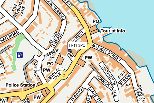 TR11 3PQ map - OS OpenMap – Local (Ordnance Survey) TR11 3PQ map - OS OpenMap – Local (Ordnance Survey)