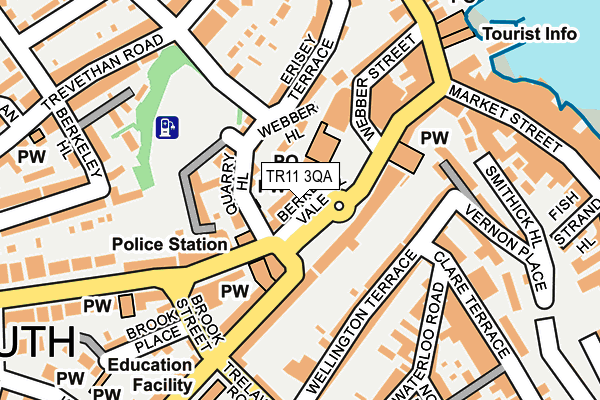 TR11 3QA map - OS OpenMap – Local (Ordnance Survey) TR11 3QA map - OS OpenMap – Local (Ordnance Survey)