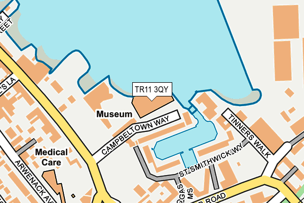 TR11 3QY map - OS OpenMap – Local (Ordnance Survey) TR11 3QY map - OS OpenMap – Local (Ordnance Survey)